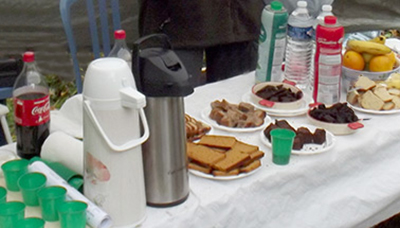 point hydratation pour VICHY-THIERS 2018, Allier, Auvergne, France